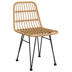 Ensemble à manger de jardin 5pcs Résine tressée 