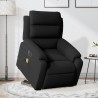 Fauteuil inclinable de massage électrique noir velours 