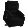 Fauteuil inclinable de massage électrique noir velours 