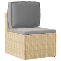 Coussin de palette pour dossier Gris 50x40x12 cm en tissu Oxford 