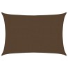 Voile d'ombrage 160 g/m² Marron 3x4 m PEHD 