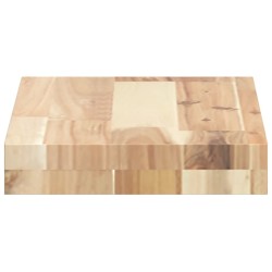 Dessus de table 60x20x4 cm rectangulaire bois massif d'acacia 