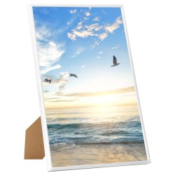 Collage de cadres photo 5 pcs de table Blanc 21x29,7 cm MDF 