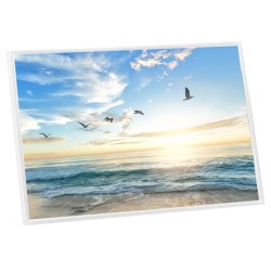 Collage de cadres photo 5 pcs de table Blanc 21x29,7 cm MDF 