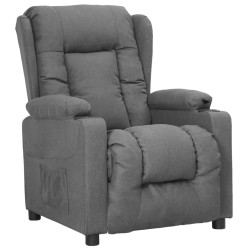 Fauteuil Gris clair Tissu 