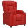 Fauteuil Rouge bordeaux Similicuir 