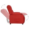 Fauteuil Rouge bordeaux Similicuir 