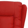 Fauteuil Rouge bordeaux Similicuir 