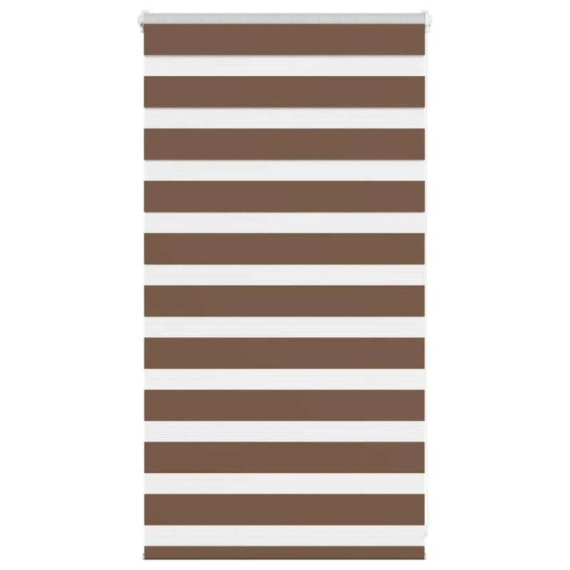 Store zèbre marron 90x100 cm largeur du tissu 85,9 cm polyester 