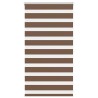 Store zèbre marron 90x100 cm largeur du tissu 85,9 cm polyester 