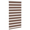 Store zèbre marron 90x100 cm largeur du tissu 85,9 cm polyester 