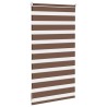 Store zèbre marron 90x100 cm largeur du tissu 85,9 cm polyester 