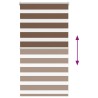 Store zèbre marron 90x100 cm largeur du tissu 85,9 cm polyester 