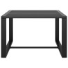 Salon de jardin 3 pcs avec coussins Aluminium Anthracite 