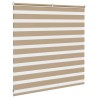 Store zèbre marron sable largeur du tissu 140,9 cm polyester 