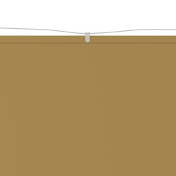 Auvent vertical Beige 100x270 cm Tissu oxford 