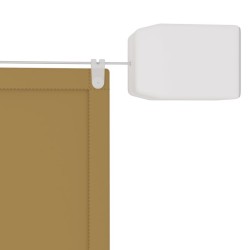 Auvent vertical Beige 100x270 cm Tissu oxford 