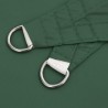 Voile de parasol tissu oxford rectangulaire 2x3,5 m vert foncé 