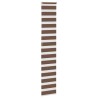 Store zèbre marron 40x200 cm largeur du tissu 35,9 cm polyester 
