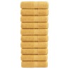 Serviettes de visage de qualité supérieure SOLUND 10 pcs doré 