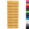 Serviettes de visage de qualité supérieure SOLUND 10 pcs doré 