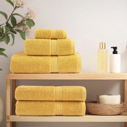 Serviettes de visage de qualité supérieure SOLUND 10 pcs doré 