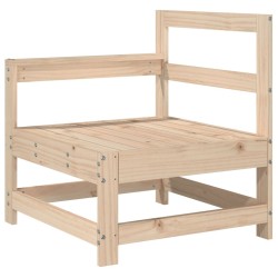 Salon de jardin 7 pcs bois de pin massif 
