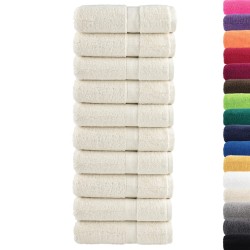 Serviettes de visage de qualité supérieure SOLUND 10 pcs crème 