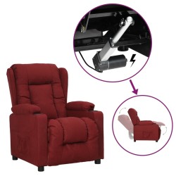 Fauteuil Rouge bordeaux Tissu 