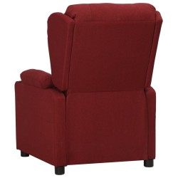 Fauteuil Rouge bordeaux Tissu 