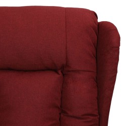 Fauteuil Rouge bordeaux Tissu 