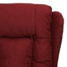 Fauteuil Rouge bordeaux Tissu 