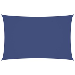 Voile de parasol tissu oxford rectangulaire 2x5 m bleu 