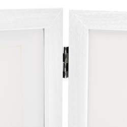 Cadre photo dépliable Blanc 22x15 cm+2x(10x15 cm) 
