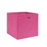 Boîtes de rangement 4 pcs Tissu intissé 28x28x28 cm Rose 