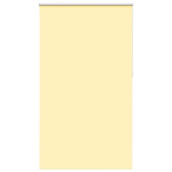 Store enrouleur occultant jaune largeur du tissu 131,6 cm 