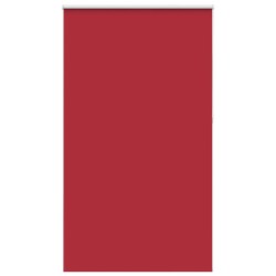 Store enrouleur occultant rouge largeur du tissu 131,6 cm 