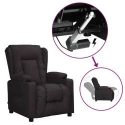 Fauteuil Noir Similicuir 