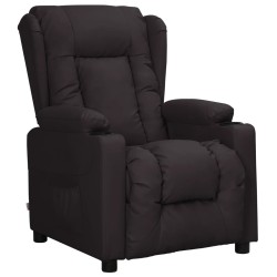 Fauteuil Noir Similicuir 