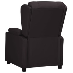 Fauteuil Noir Similicuir 