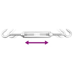 Jeu d'accessoires de voile d'ombrage 9 pcs Acier inoxydable 