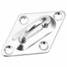 Jeu d'accessoires de voile d'ombrage 9 pcs Acier inoxydable 