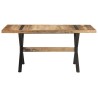 Table de salle à manger 160x80x76 cm Bois de manguier brut 