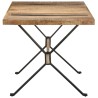 Table de salle à manger 160x80x76 cm Bois de manguier brut 