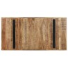 Table de salle à manger 160x80x76 cm Bois de manguier brut 