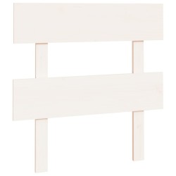 Tête de lit Blanc 103,5x3x81 cm Bois massif de pin 