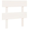 Tête de lit Blanc 103,5x3x81 cm Bois massif de pin 