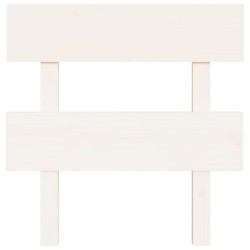 Tête de lit Blanc 103,5x3x81 cm Bois massif de pin 