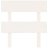 Tête de lit Blanc 103,5x3x81 cm Bois massif de pin 