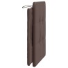 Coussin de tête de lit marron 90 cm similicuir 